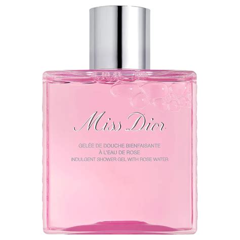 miss dior indulgent shower gel with rose water